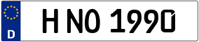 Truck License Plate